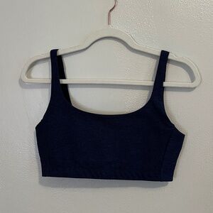 Outdoor Voices Doubletime Sportsbra in Navy Blue, Size Medium
